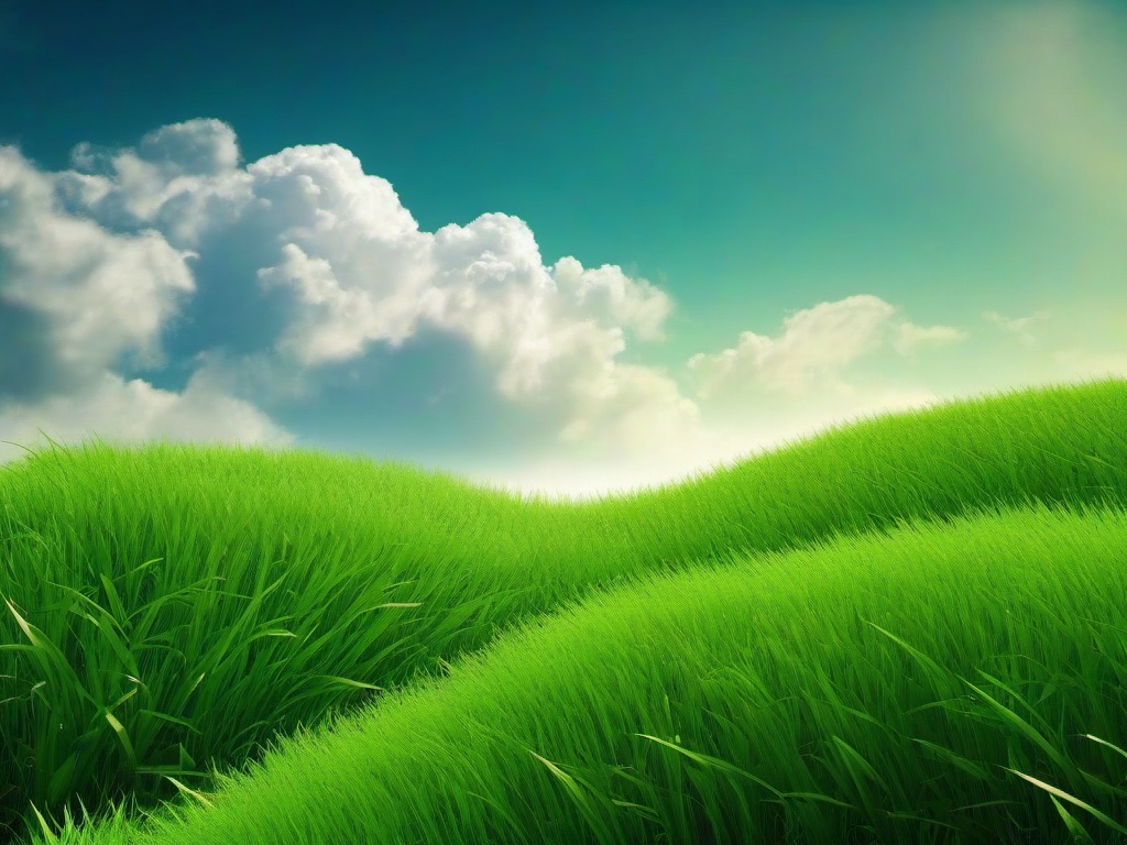 Clouds And Grass Background  ,desktop background wallpaper