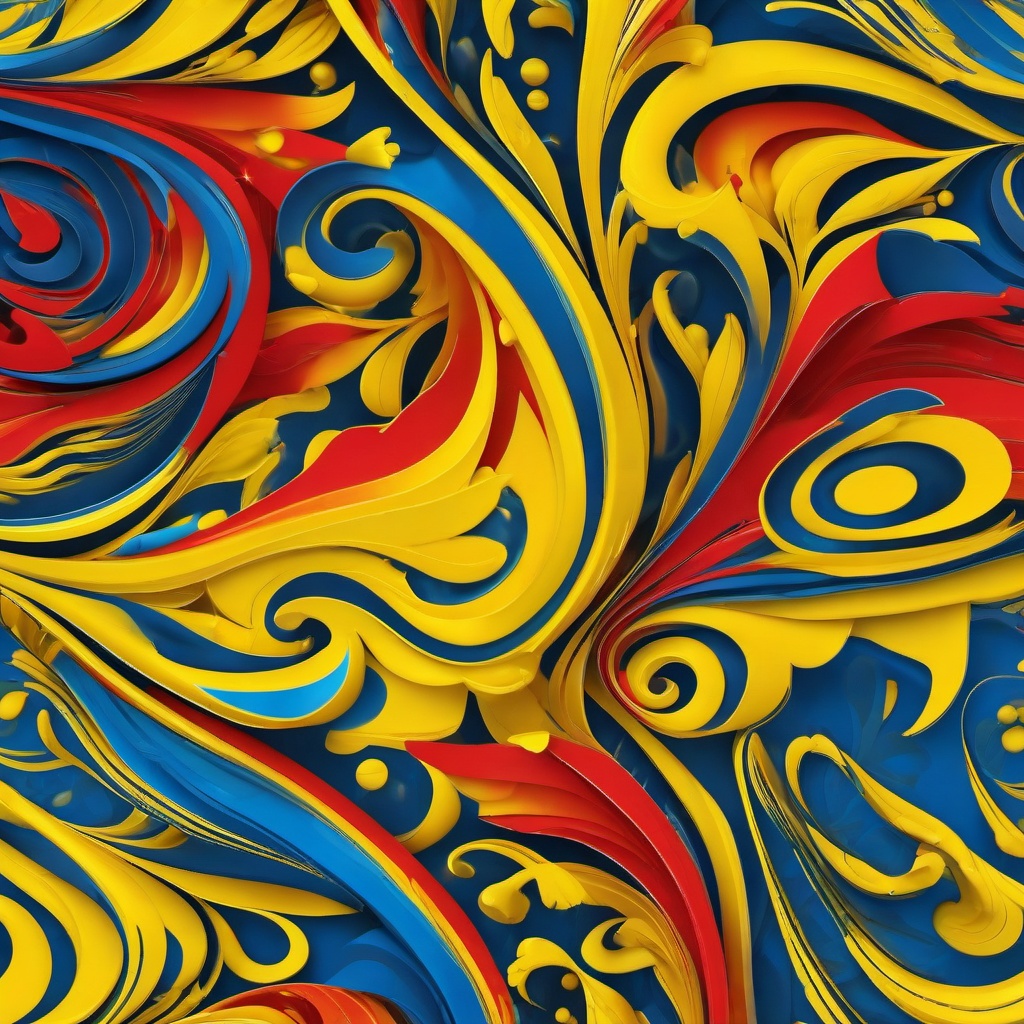 Yellow Background Wallpaper - blue yellow red background  