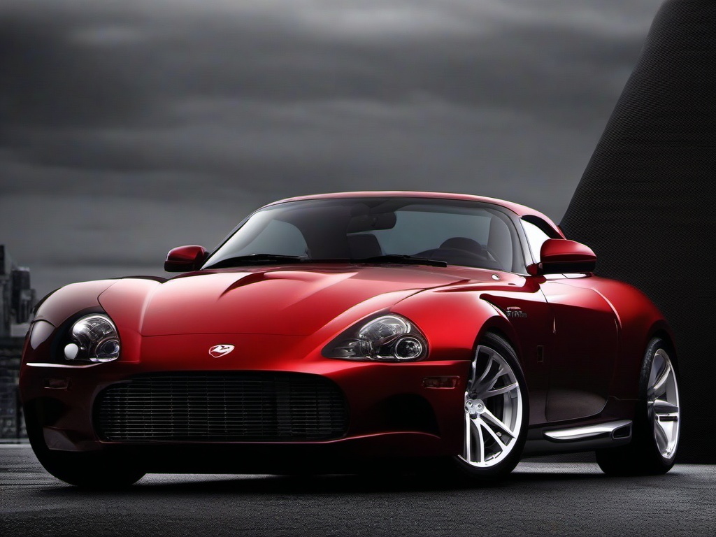 Red Car Wallpaper - Bold and stylish red car wallpaper.  background wallpaper