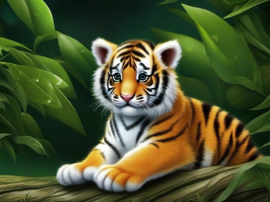 Cute Tiger Wallpaper - Sweet tigers with a cute look  ,desktop background wallpaper