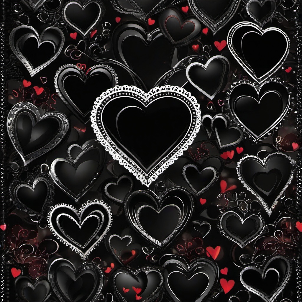 Heart Background Wallpaper - heart dark wallpaper  