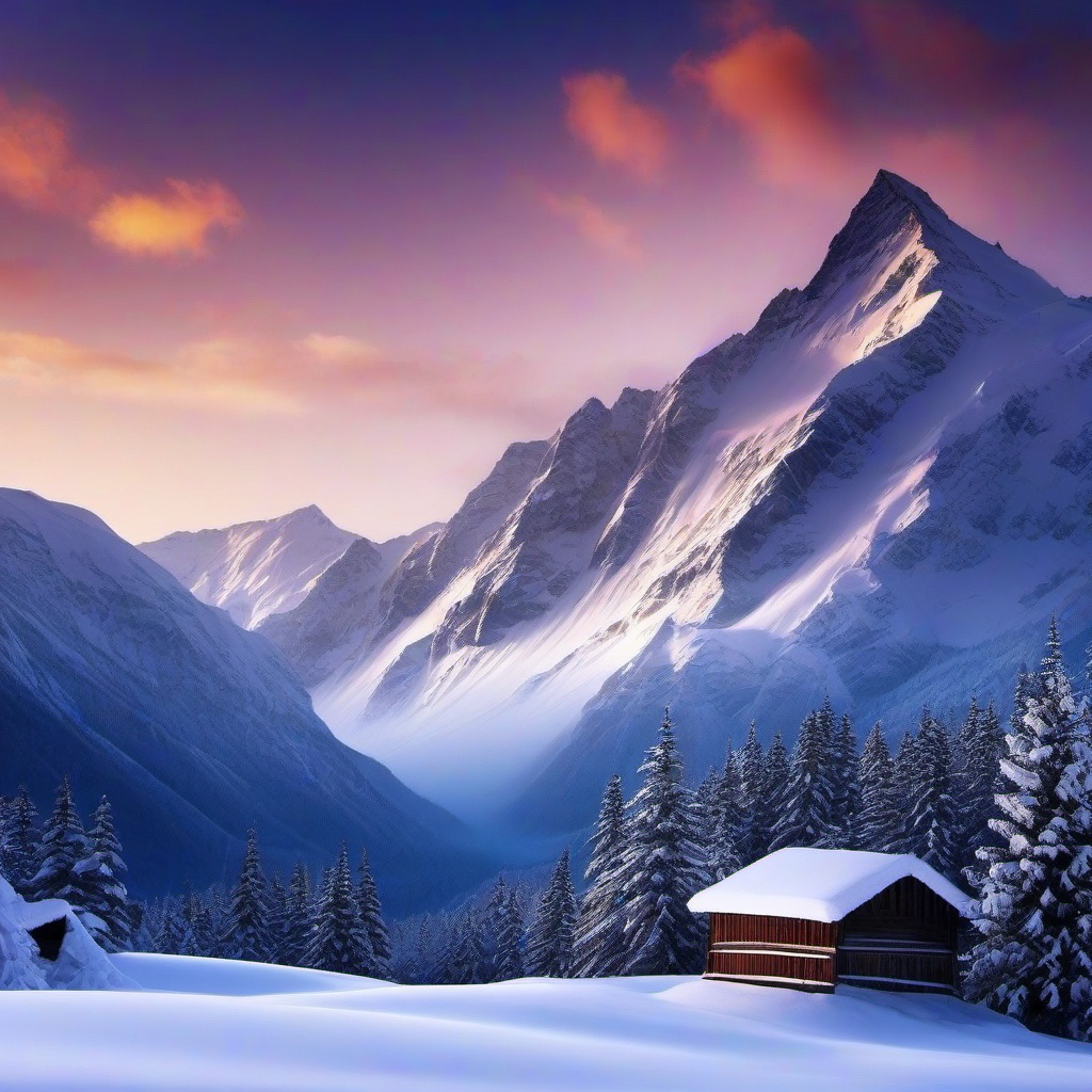 Snow Background Wallpaper - background snowy mountains  