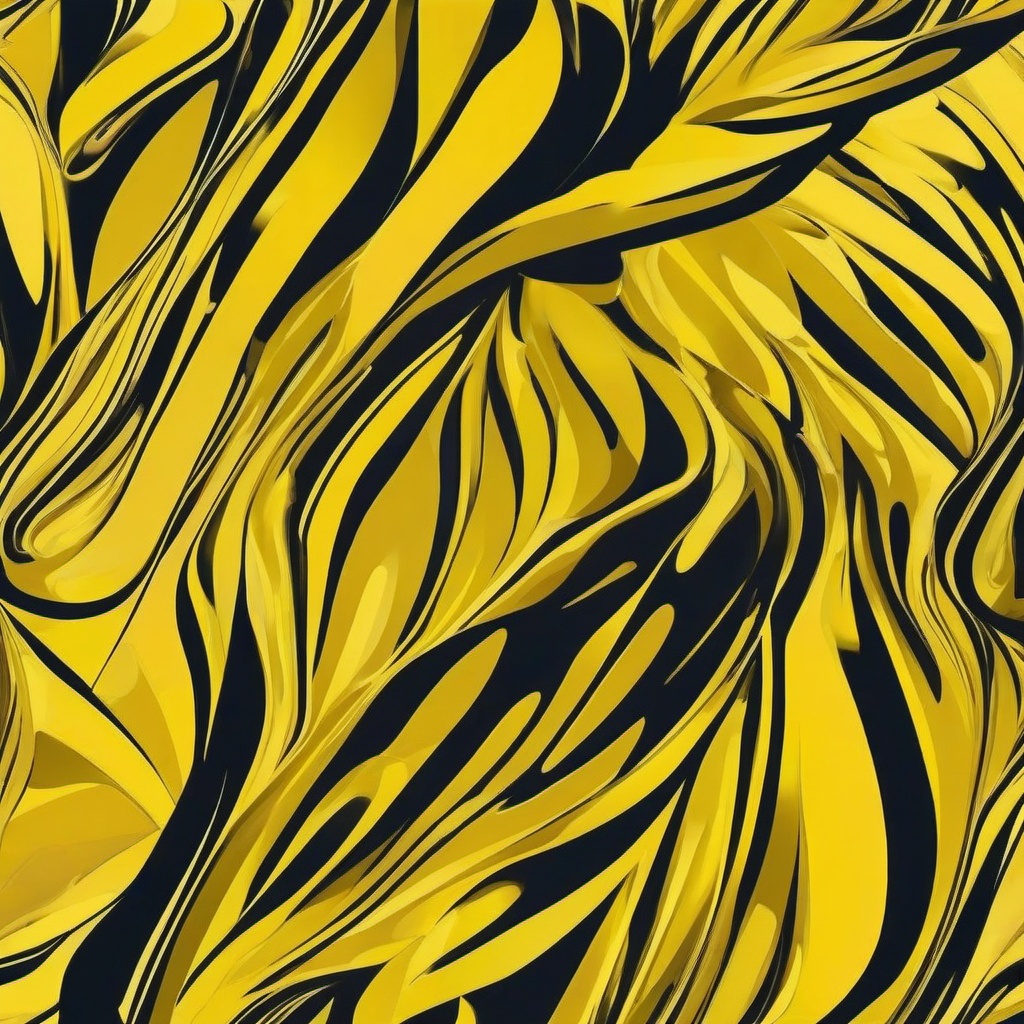 solid orengious yellow in abstract style