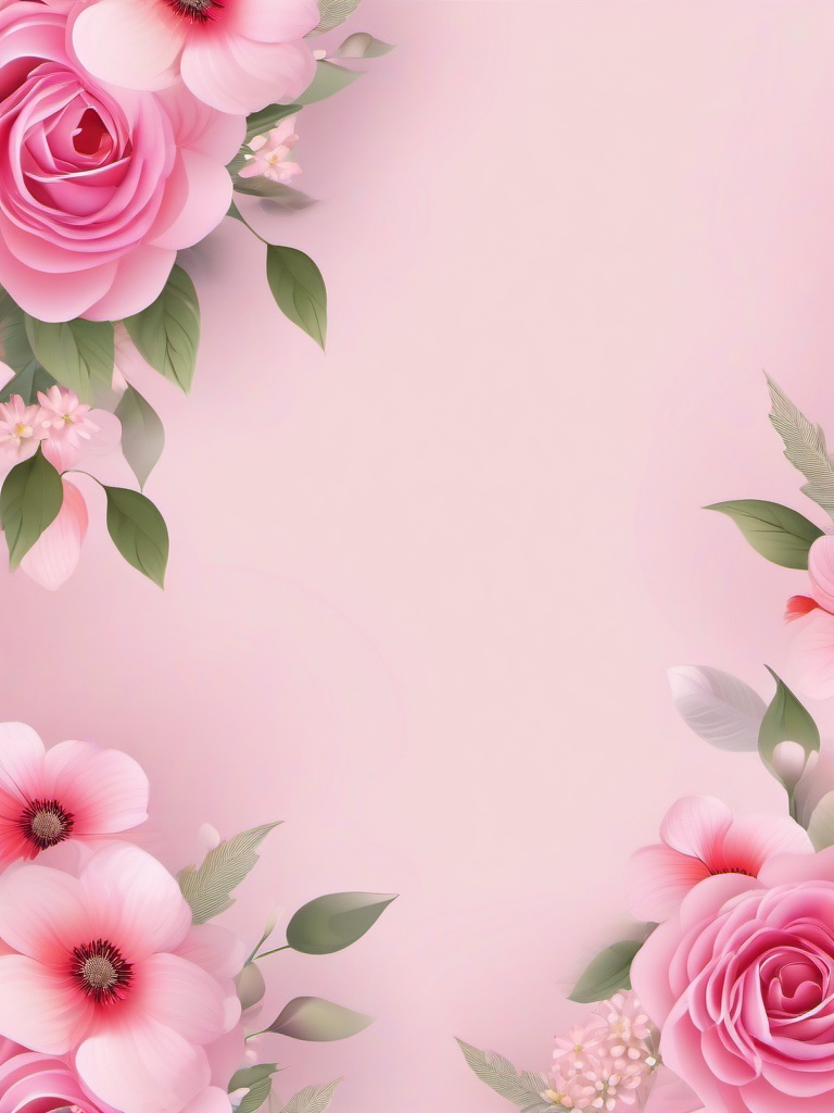 light pink floral background  wallpaper