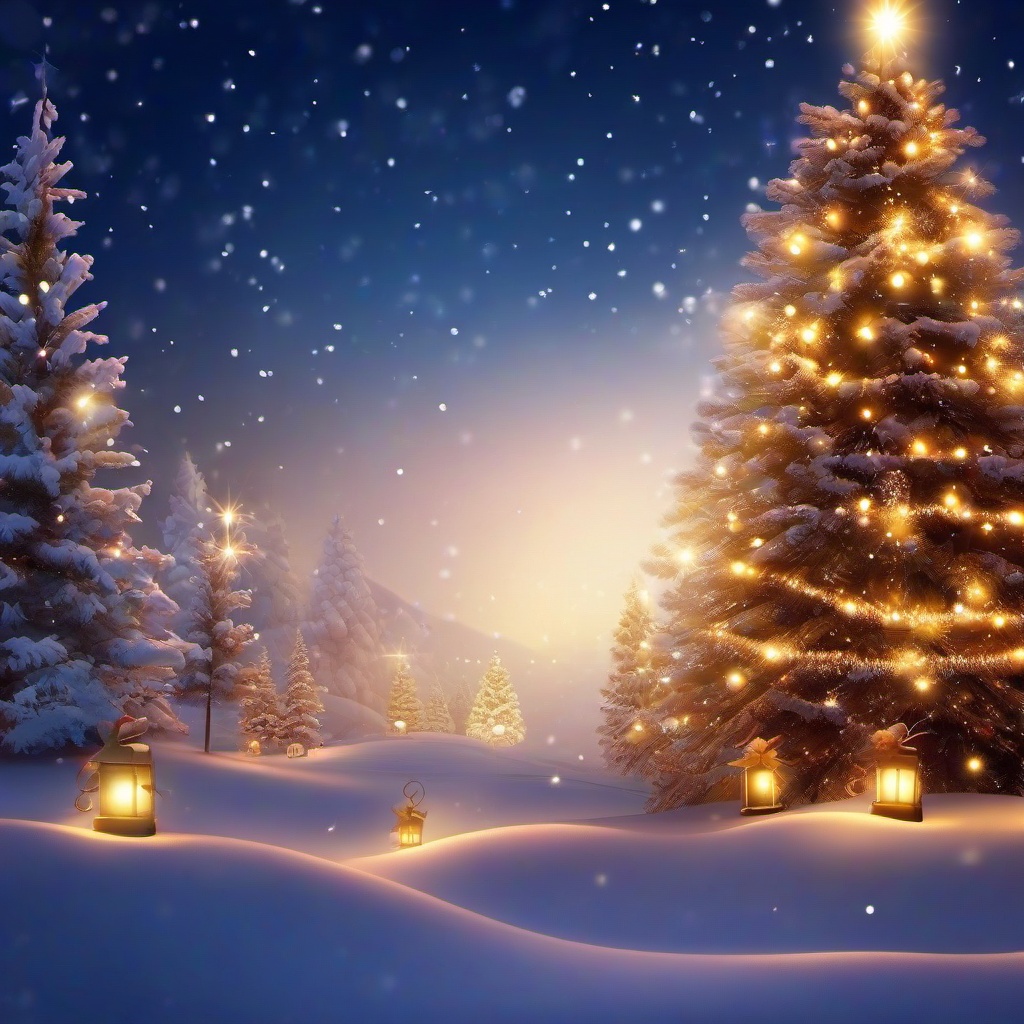 Christmas Background Wallpaper - winter lights wallpaper  