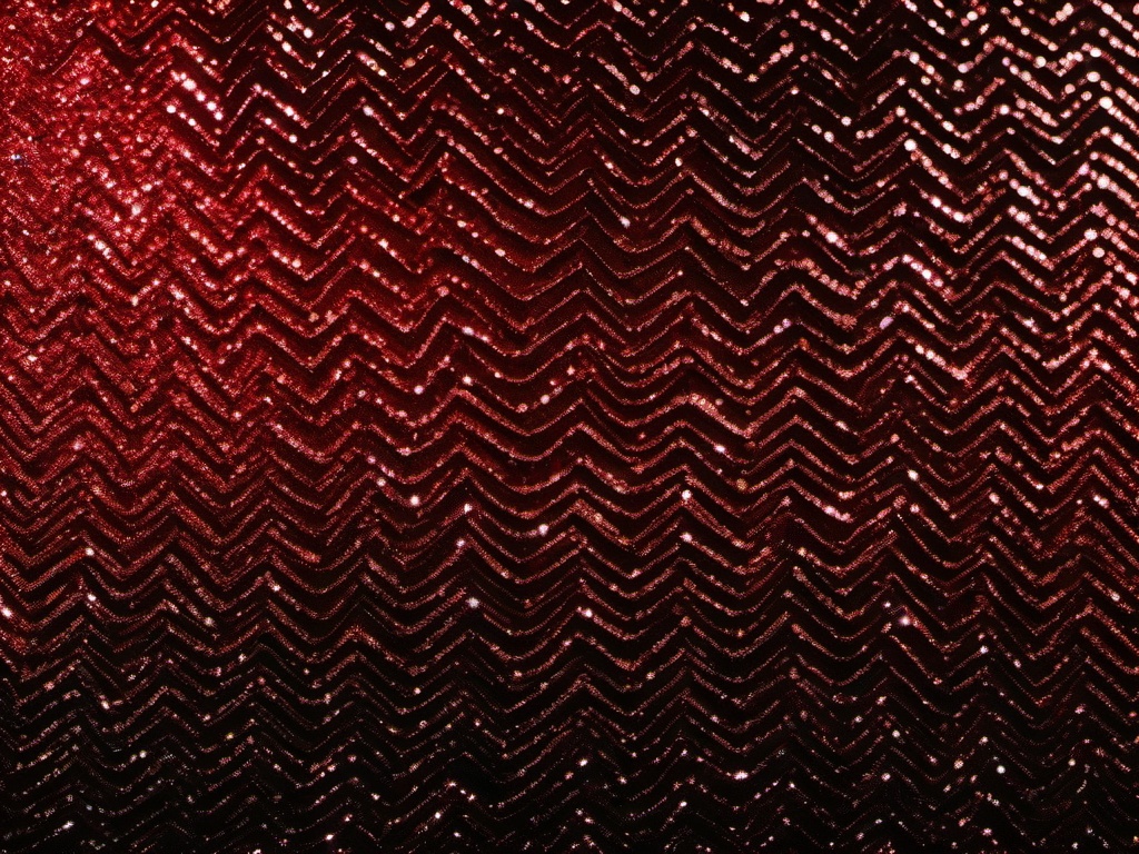 Red Glitter Black Background  