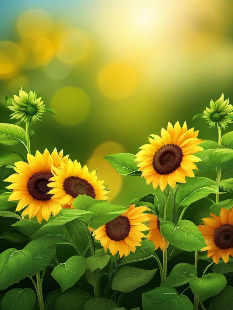 Flower Background Wallpaper - cute sunflower wallpaper  