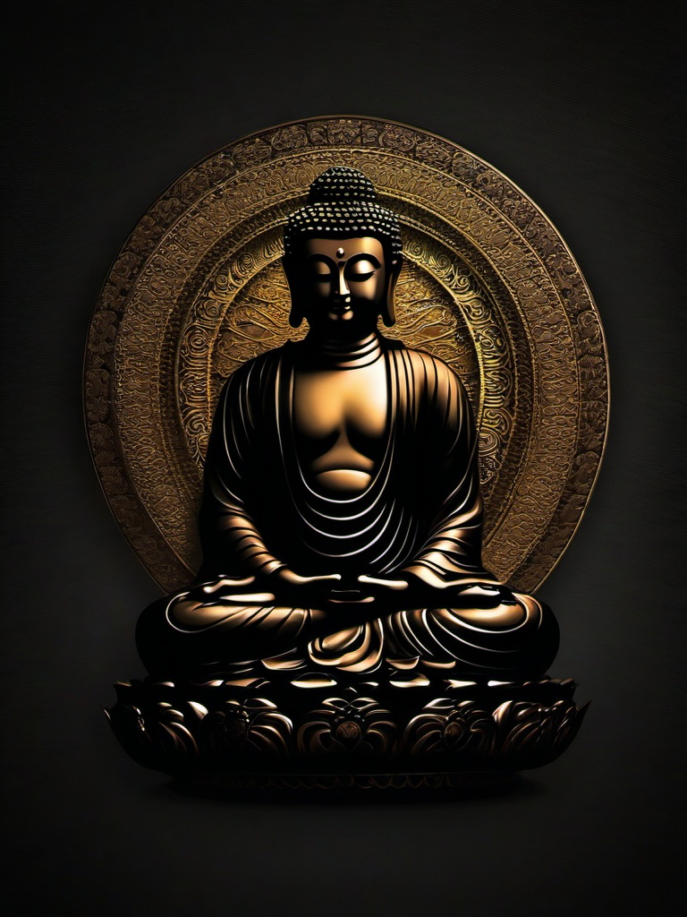 Buddha Dark Wallpaper  ,mobile iphone background wallpaper