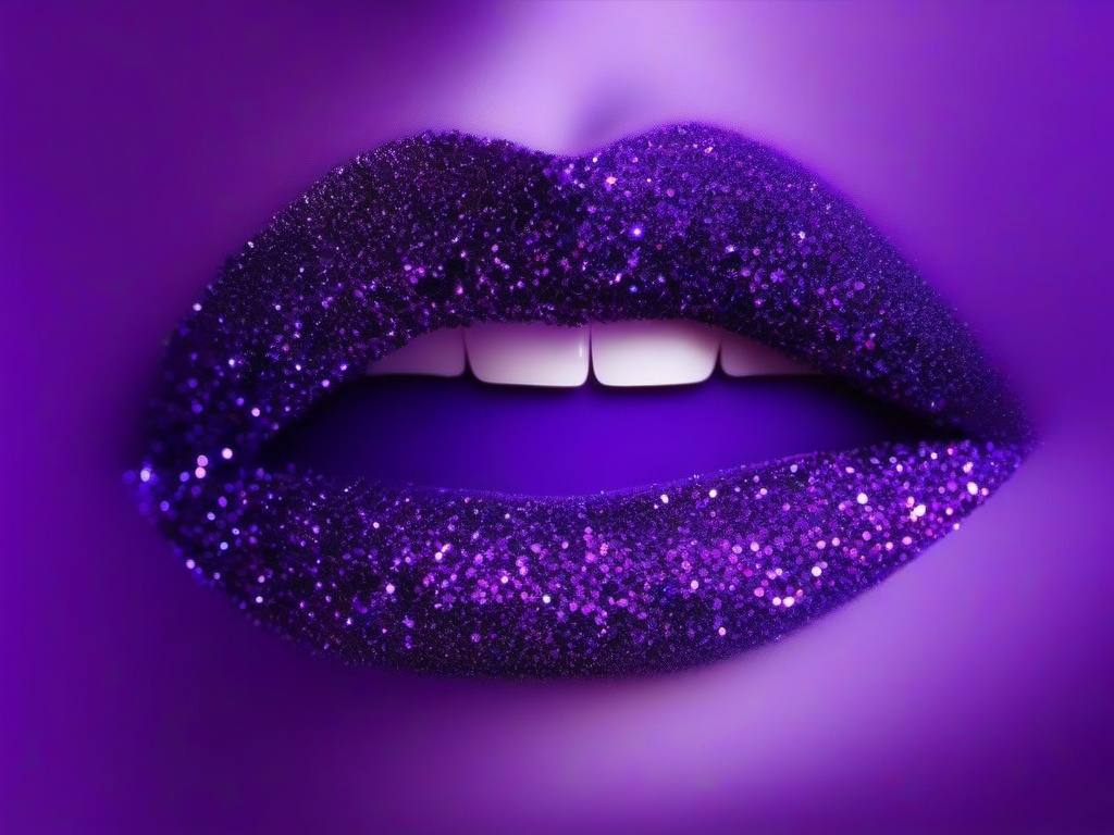 Purple Background Glitter  