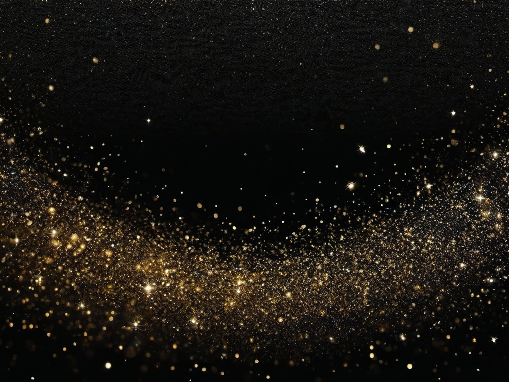 Black And Glitter Background  