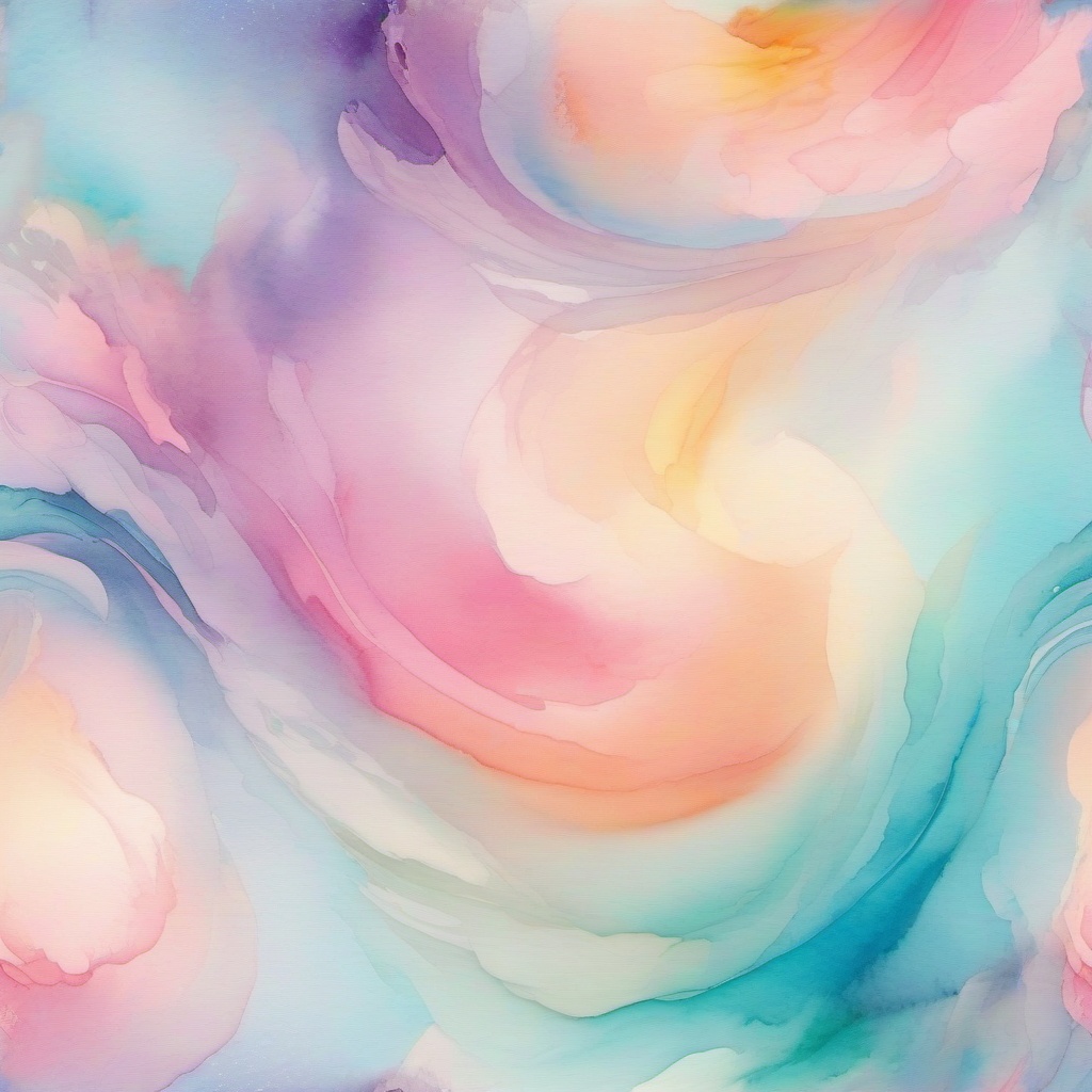 Pretty Backgrounds - Pastel Watercolor Dream with Swirls of Color wallpaper, abstract art style, patterns, intricate