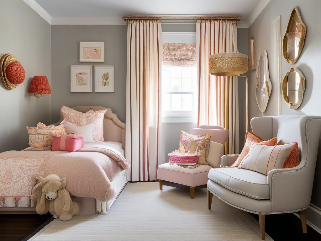 In the kids' room, Regency interior design showcases refined furniture, tasteful decor, and a sophisticated palette that inspires creativity and imaginative play.  