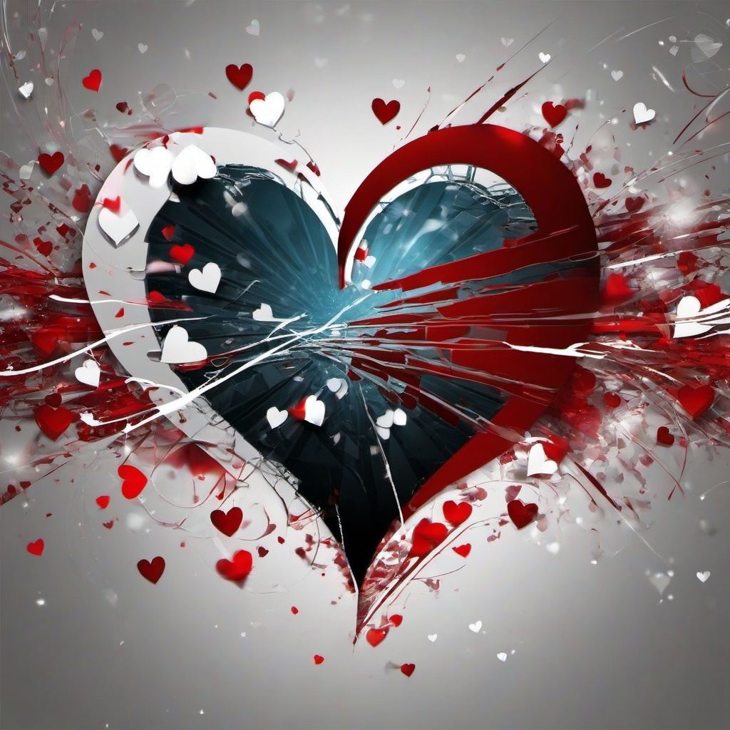 Heart Background Wallpaper - background broken heart  