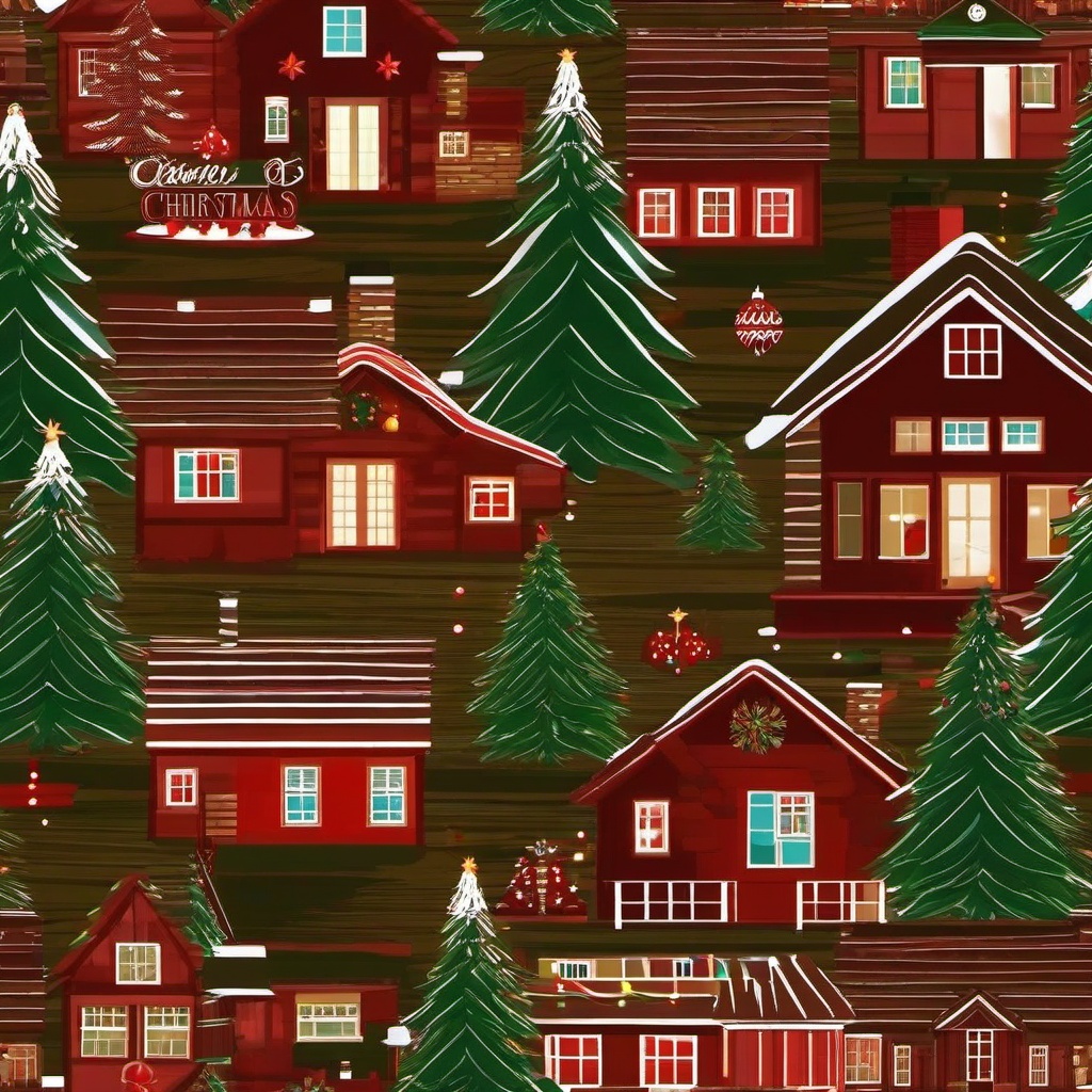 Christmas Background Wallpaper - christmas cabin wallpaper  