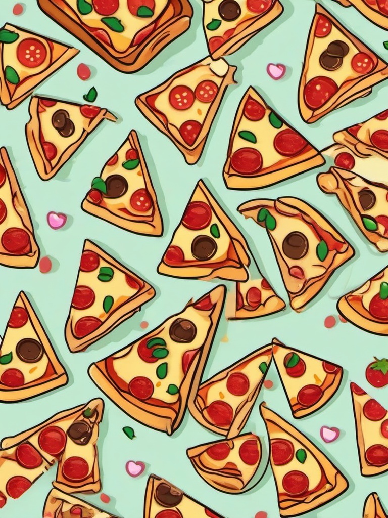 cute pizza wallpaper  ,mobile iphone background wallpaper