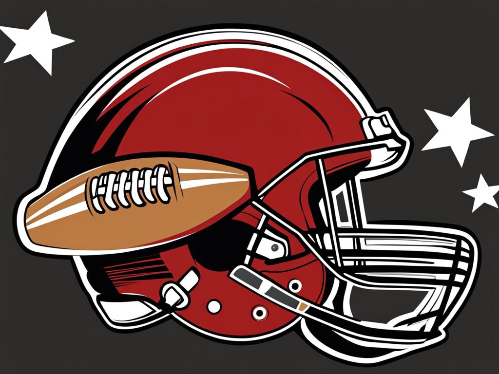 football clipart - a classic and sporty football, ready for a game. 