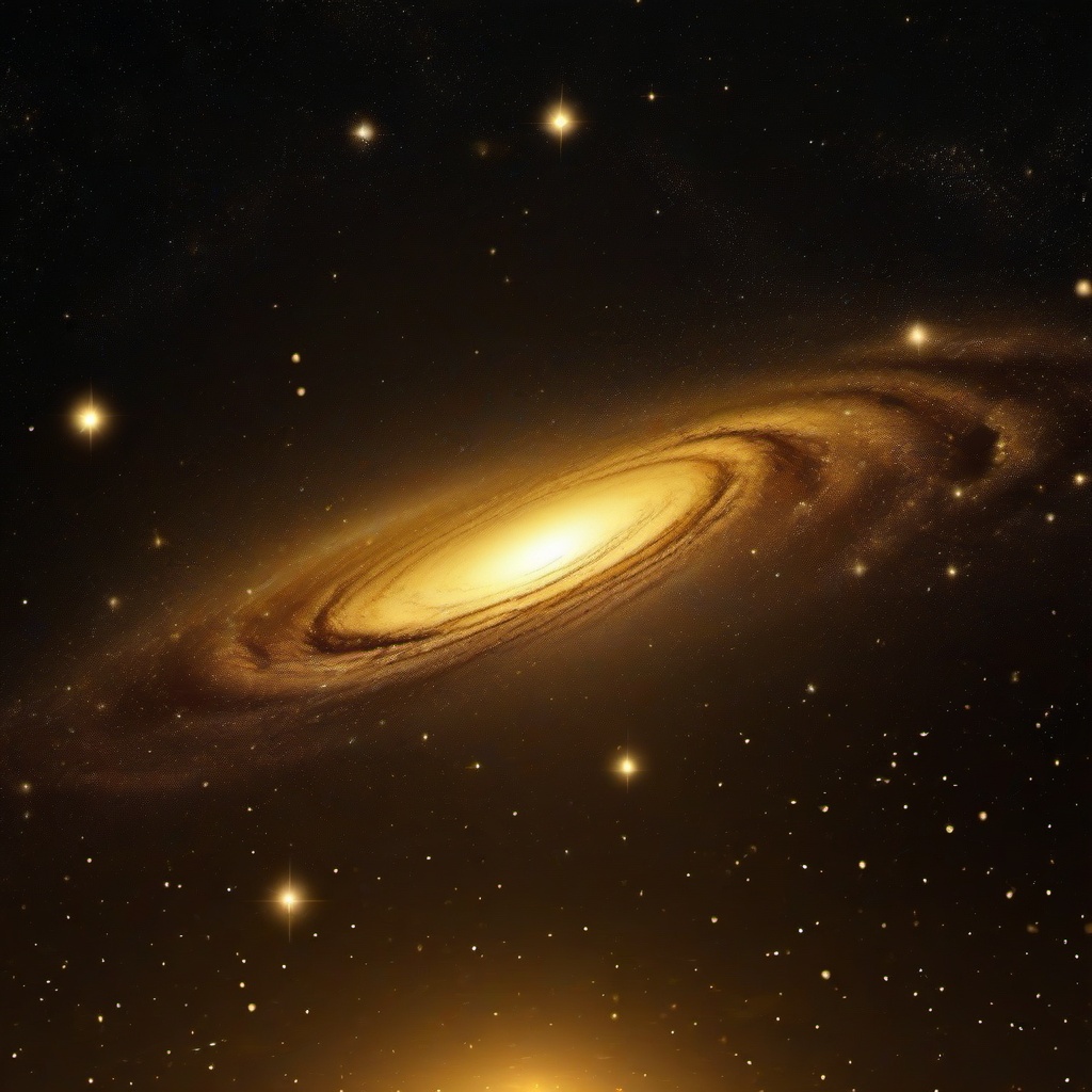 Galaxy Background Wallpaper - gold galaxy background  