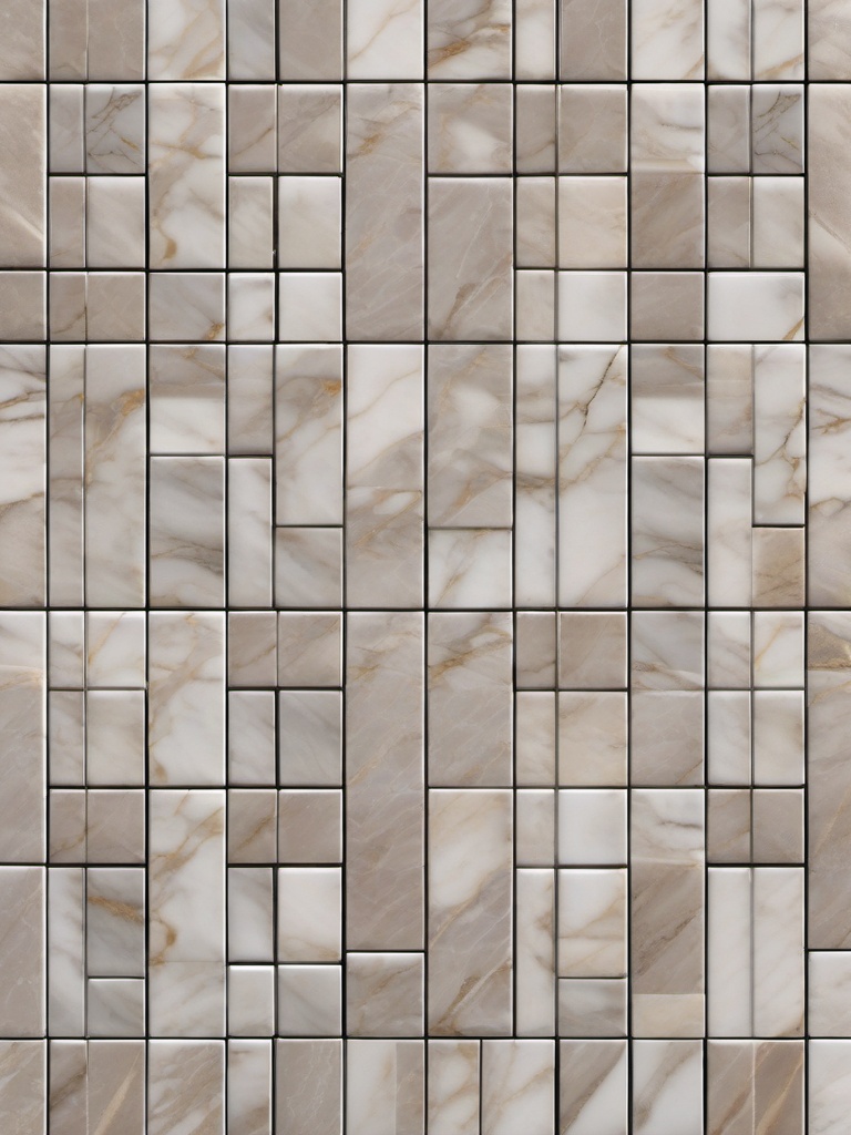 Marble parquet tile layout top view, product photoshoot realistic background, hyper detail, high resolution