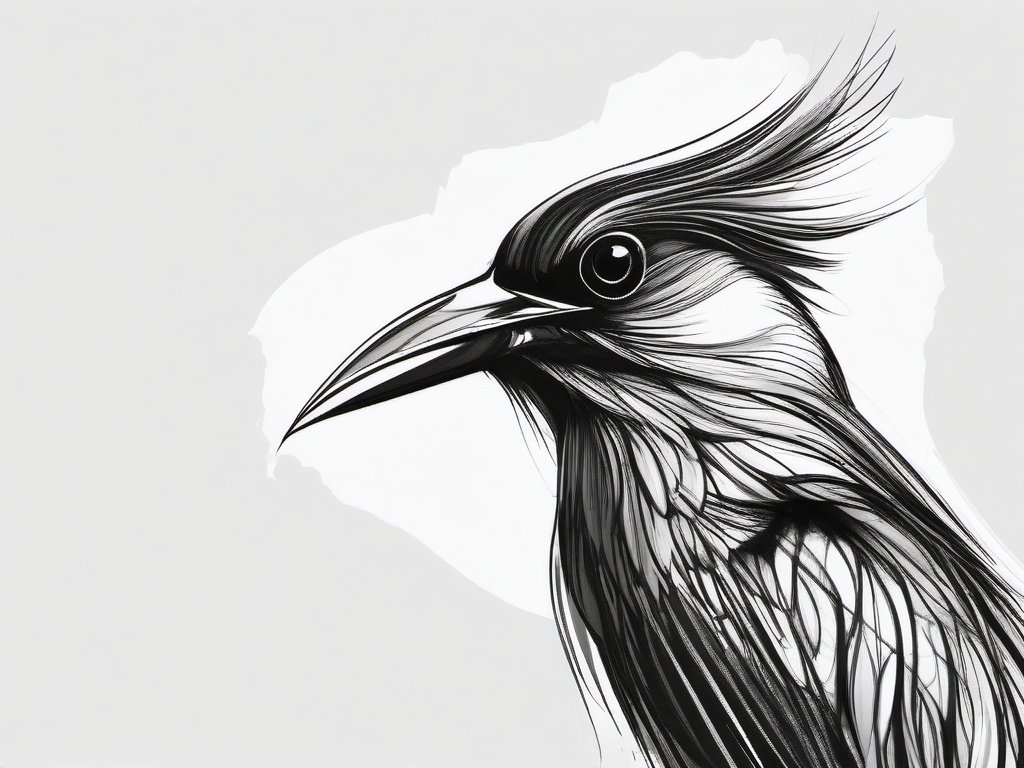 simple sketch of bird  minimal rough sketch scribbles,doodles,black and white