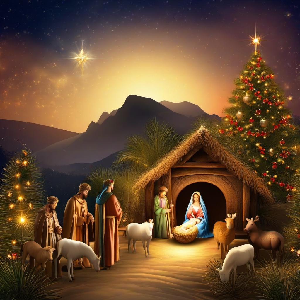 Christmas Background Wallpaper - nativity powerpoint background  