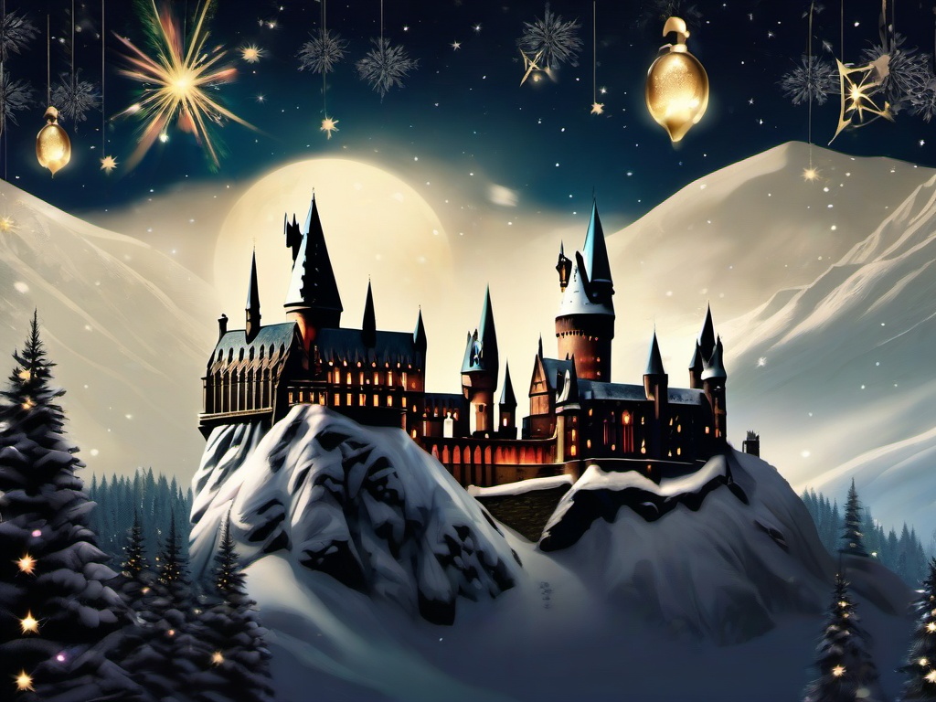 Harry Potter Christmas Background  