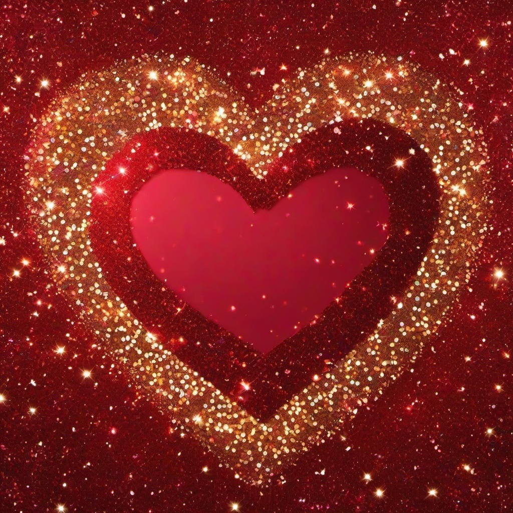 Glitter background - heart glitter background  