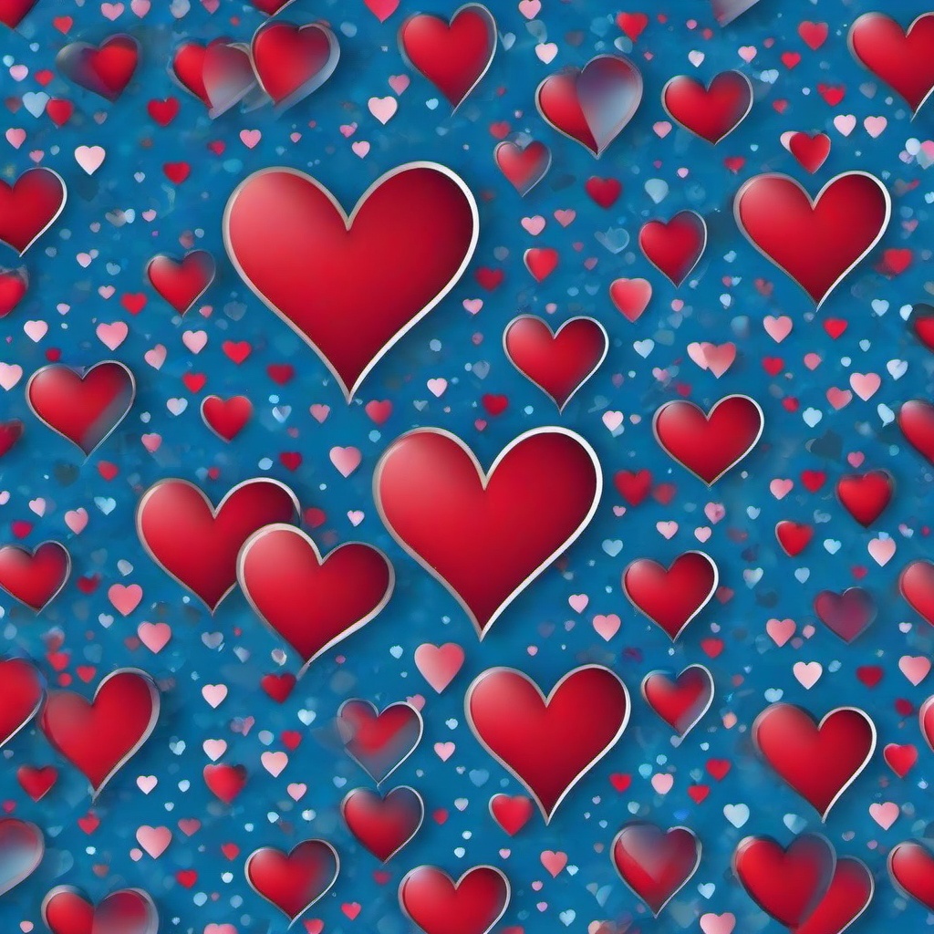 Heart Background Wallpaper - background heart blue  