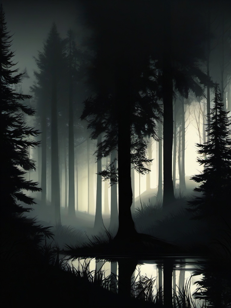 Dark Forest Wallpaper 1920X1080  ,mobile iphone background wallpaper