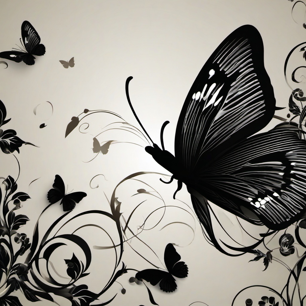 Butterfly Background Wallpaper - black butterfly wallpaper  