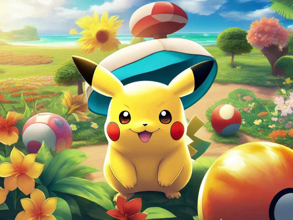 Pokemon Summer Wallpaper  background