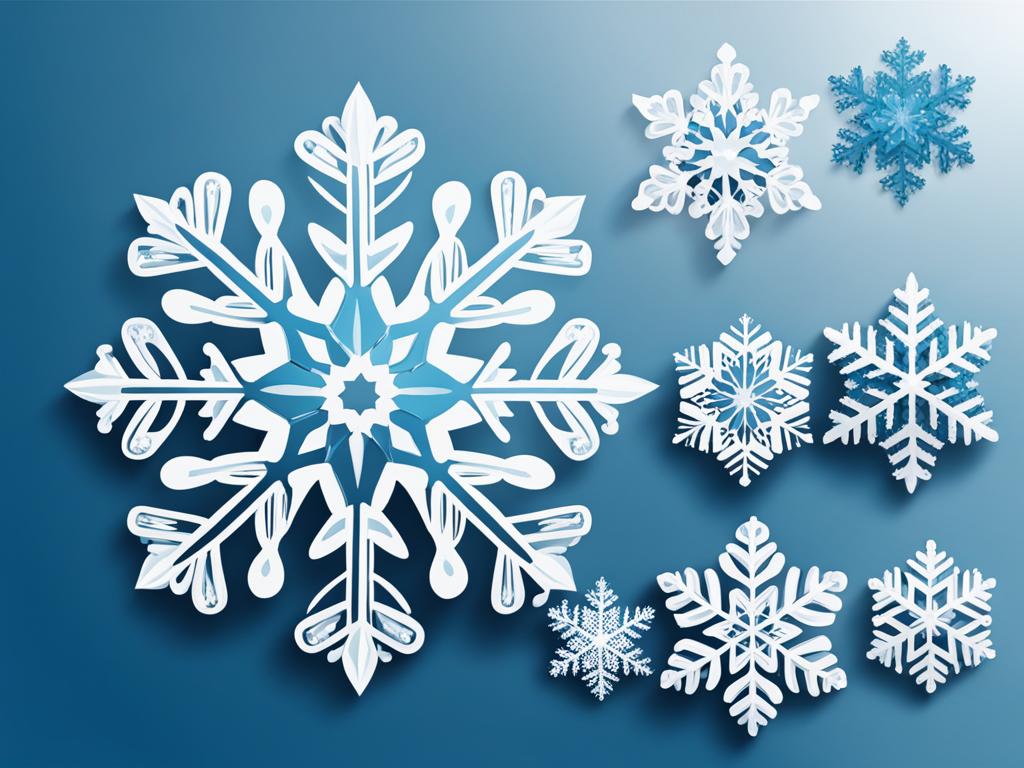 snowflake clipart - a delicate and icy snowflake design. 