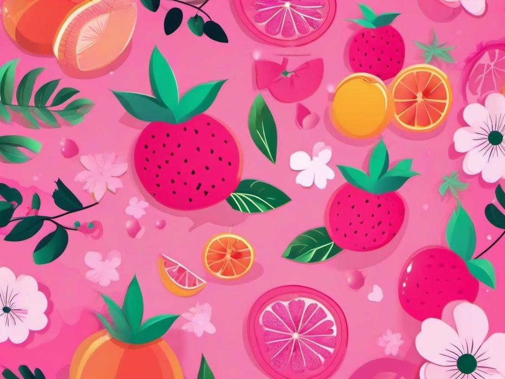 Pink Summer Wallpaper  background