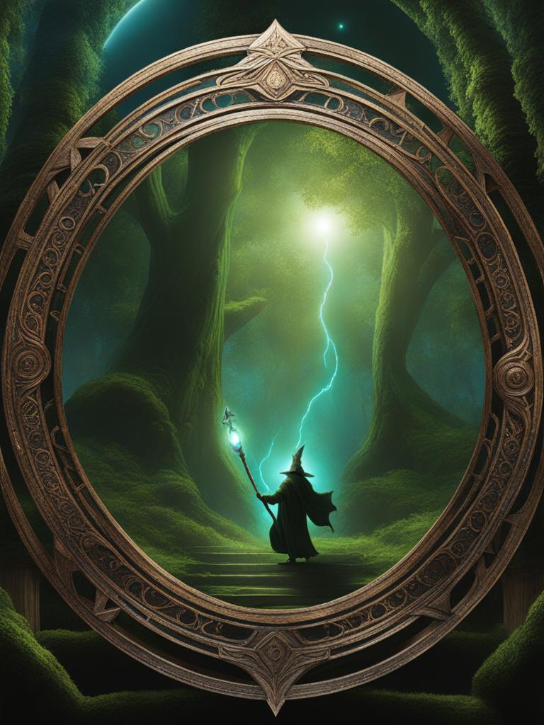 astral adventure through arcane portals, guided by a legendary druidic sage. 