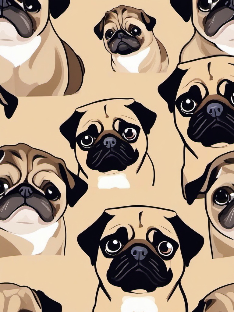 Cute Pug Wallpaper - Adorable pugs with sweet expressions  ,mobile iphone background wallpaper