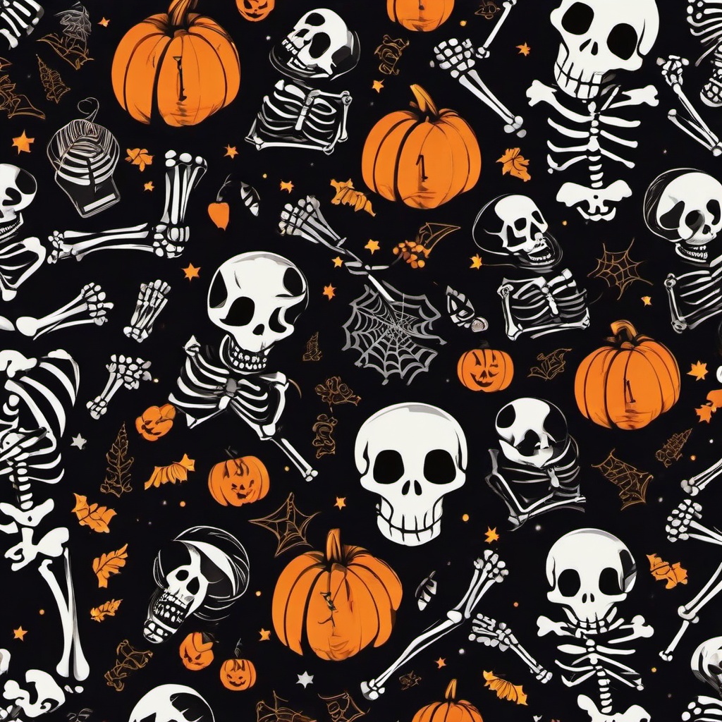 Halloween Background Wallpaper - skeleton wallpaper cute  