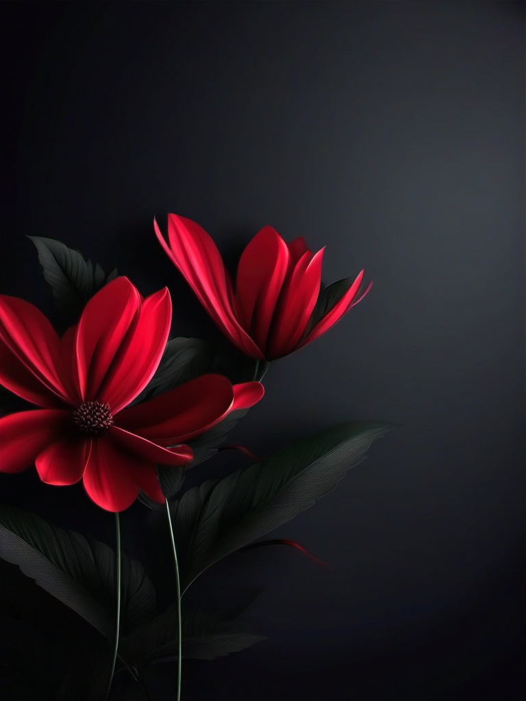 Flower Dark Wallpaper  ,mobile iphone background wallpaper