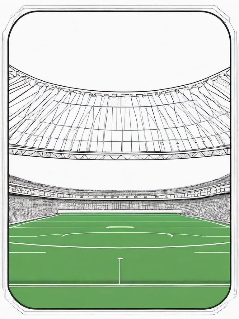 Football Penalty Kick Coloring Pages - Exciting Penalty Kick Scene  minimal black outline printable sheet, coloring page