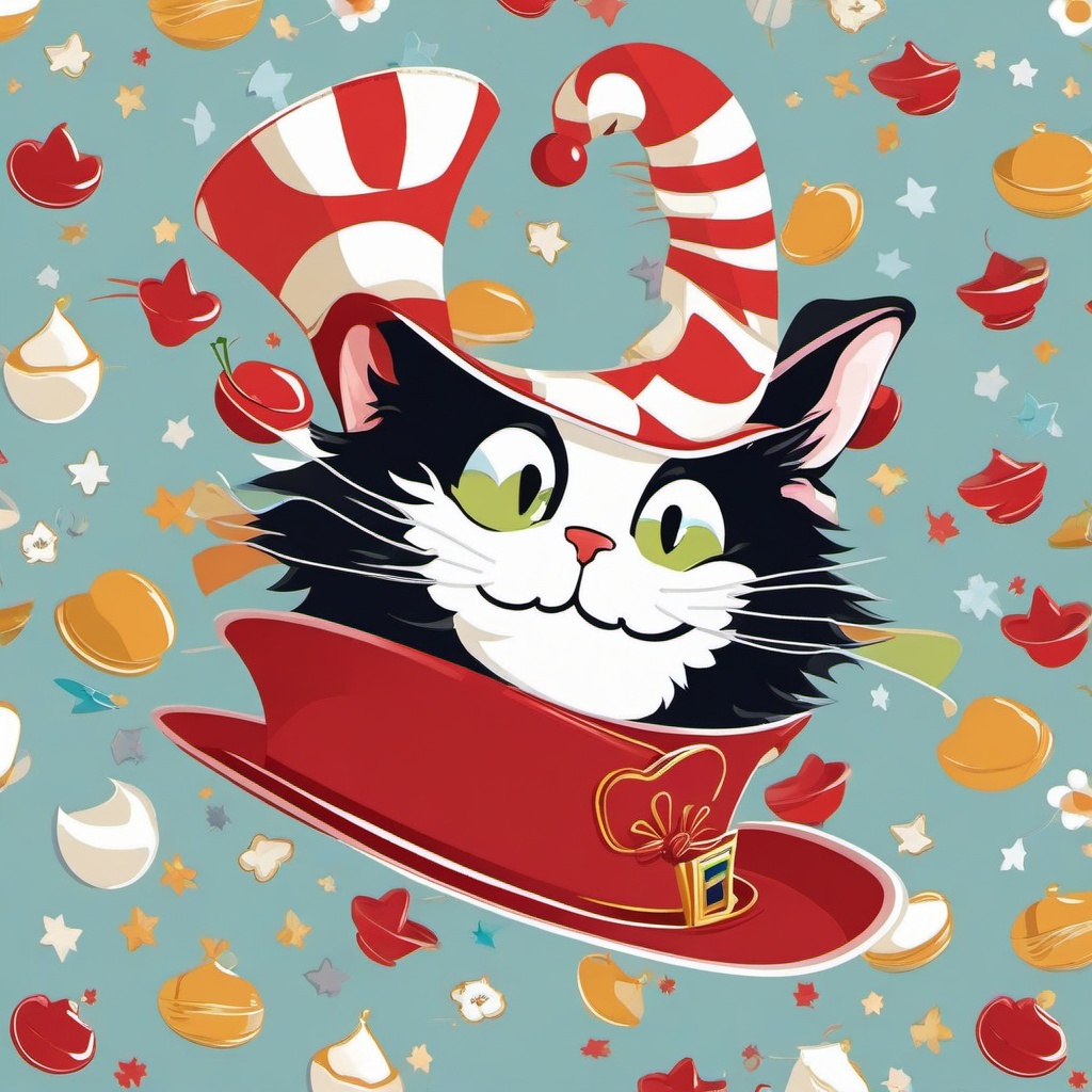 Cat Background Wallpaper - cat and the hat background  