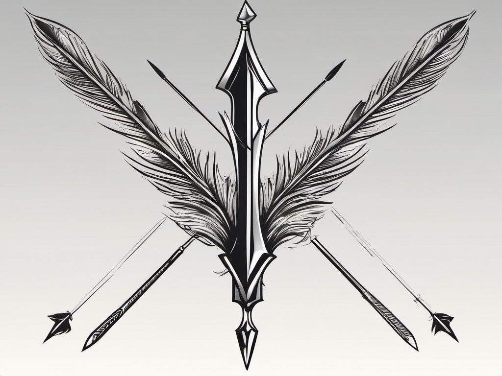 arrow tattoo drawing  vector tattoo design