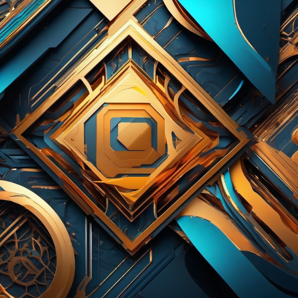 Cool Wallpapers 4K - Futuristic Abstract Art in 4K  intricate patterns, splash art, wallpaper art