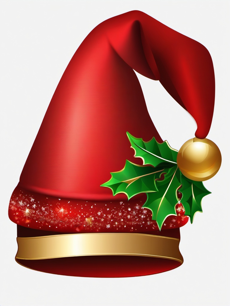 Christmas Hat PNG clipart - Christmas cap with a jingle bell  