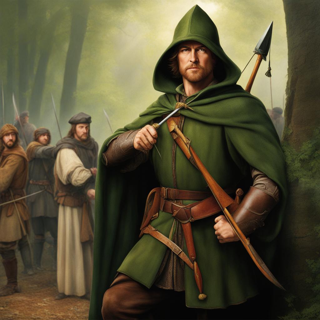 robin hood - the legendary english outlaw who stole from the rich to give to the poor. 