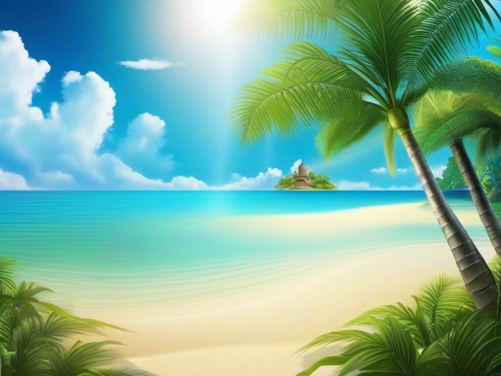 Paradise Heaven Background  