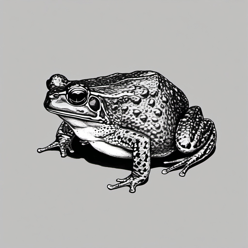 drawing of surinam toad  minimal rough sketch scribbles,doodles,black and white