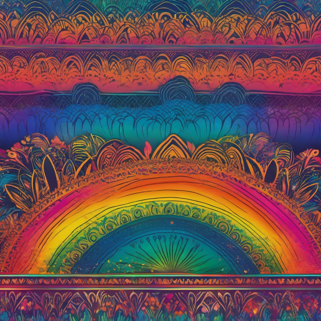 Rainbow Background Wallpaper - rainbow boho background  