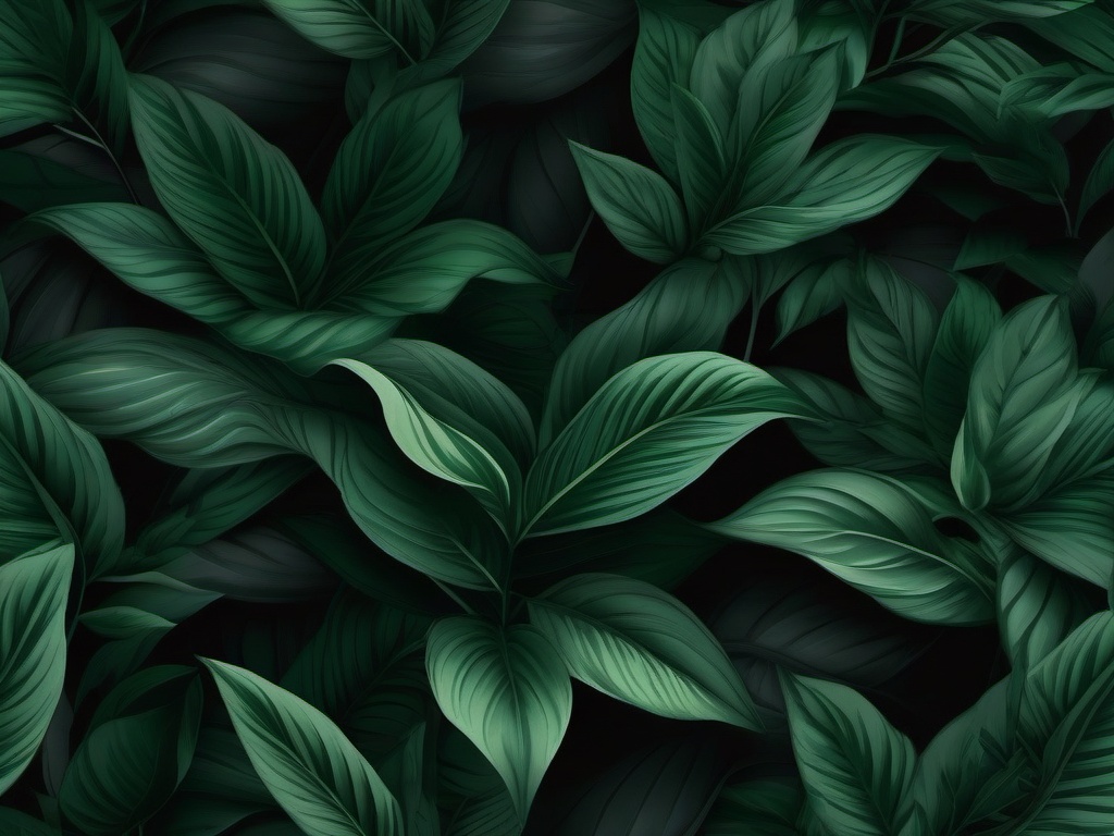 Dark Green Plant Wallpaper  ,desktop background wallpaper