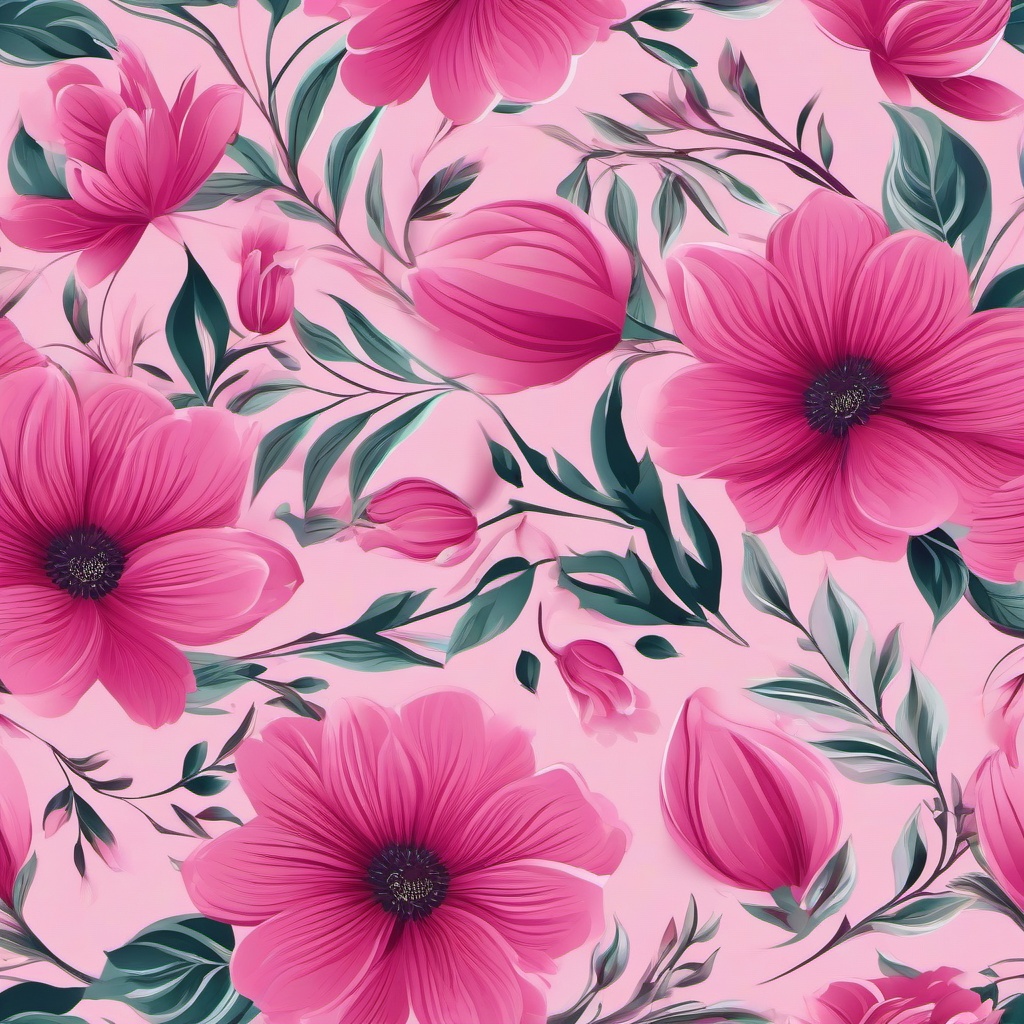 pink floral background  