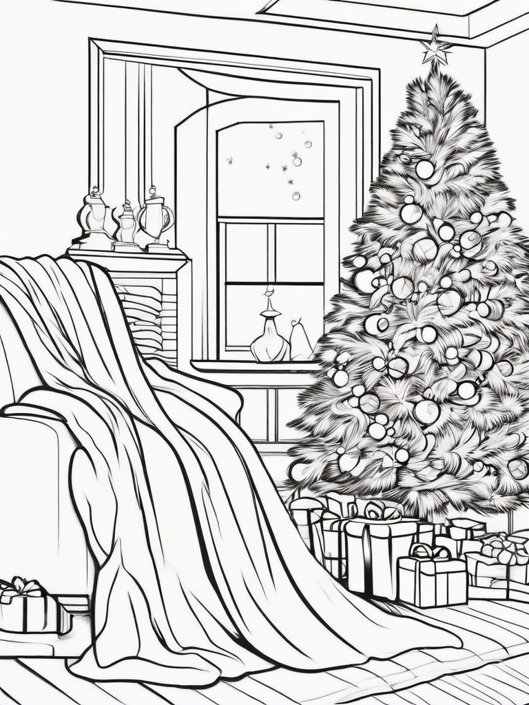 Funny Christmas Colouring Pages  outling,coloring pages,black and whit