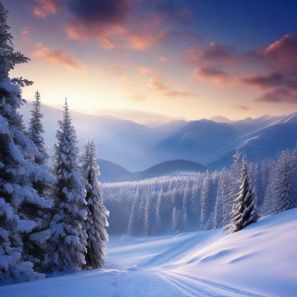 Winter background wallpaper - snow moving background  