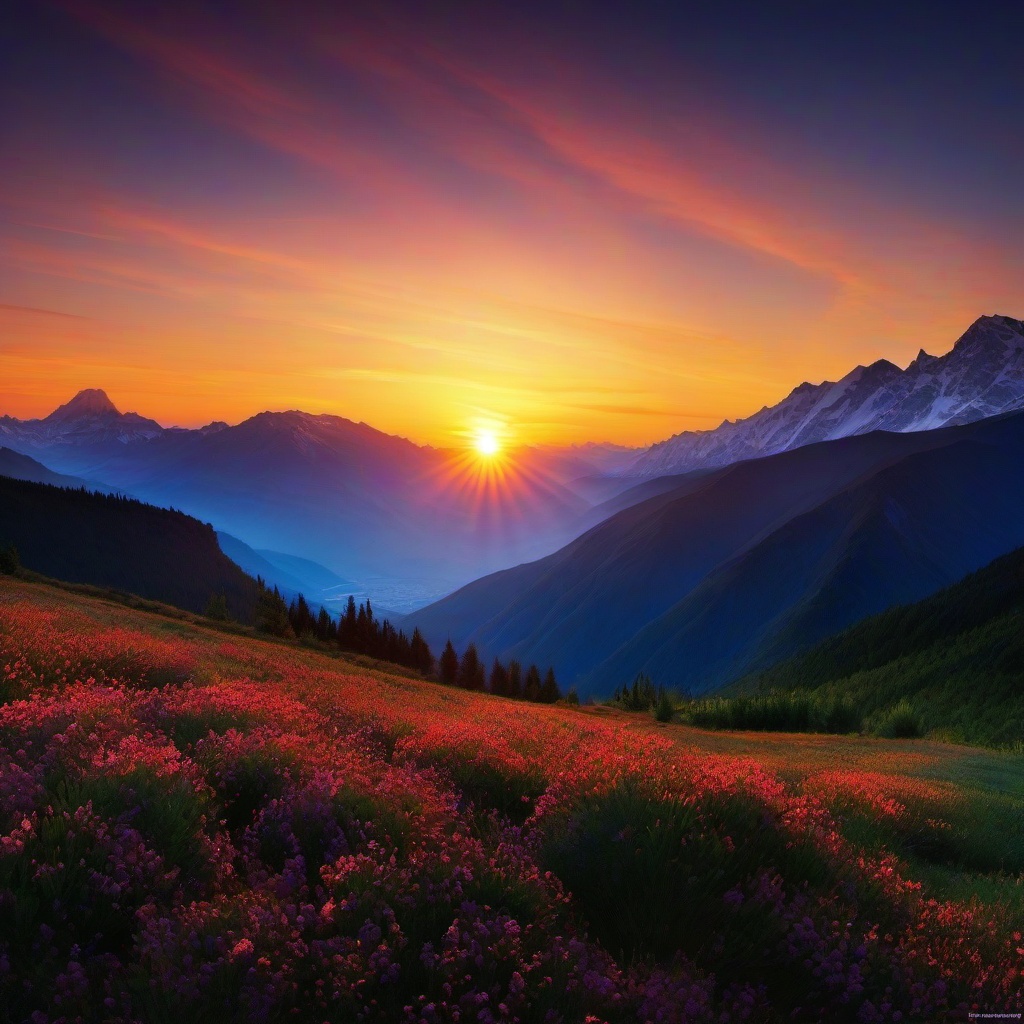 Mountain Background Wallpaper - sunrise mountain background  